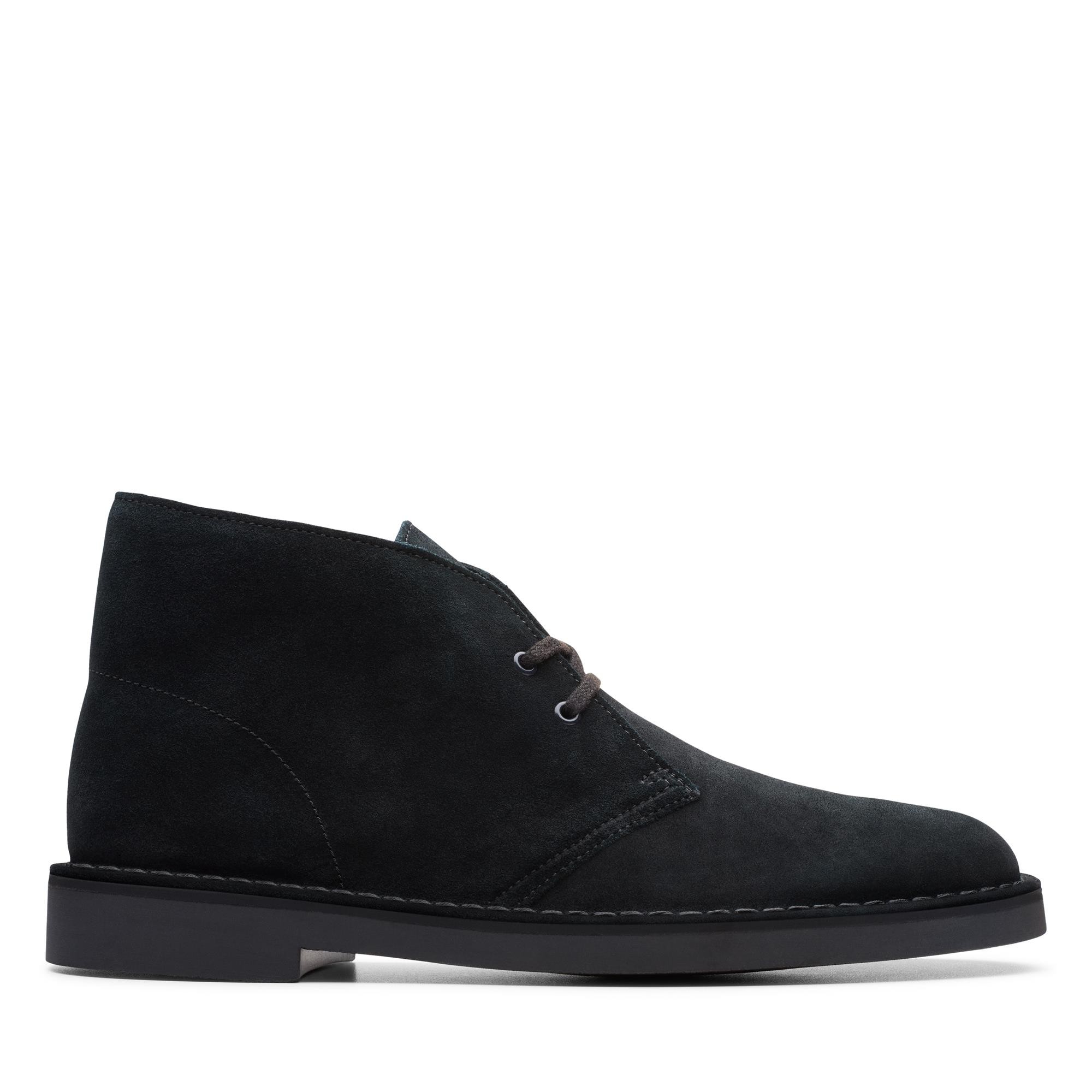Clarks bushacre deals 2 black suede