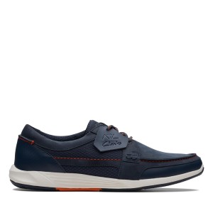 ATL SAIL WEST NAVY NUBUCK