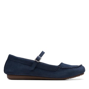 FRECKLE BAR NAVY SUEDE