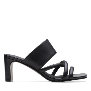 SEREN65 MULE BLACK LEATHER