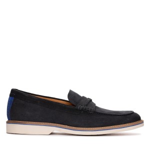 ATTICUS LTSLIP NAVY SUEDE