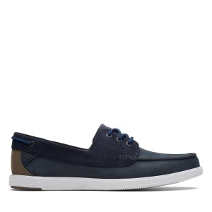 BRATTON BOAT NAVY NUBUCK