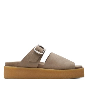 CREPE SLIDE SAND SUEDE