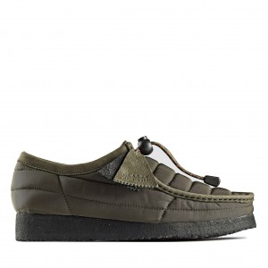 WALLABEE M KHAKI QUILTED