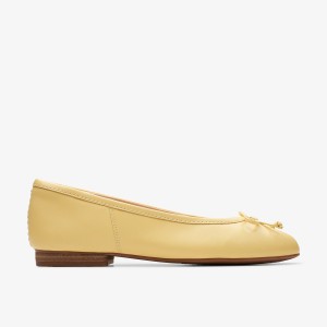 FAWNA LILY YELLOW LEATHER